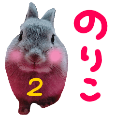 rabbit love noriko sticker2