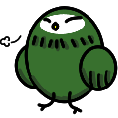 egg owl Green