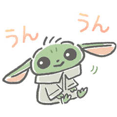 ザ チャイルド マンダロリアン Line スタンプ Line Store ザ チャイルド マンダロリアン Line スタンプ Line Store
