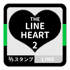 THE LINE HEART 2 [2-3][BLACK][L]