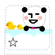 Expressionless PandaRK-Message Sticker2-