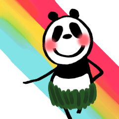 動く パンダンヌ De フラダンス Ver 2 Line スタンプ Line Store 動く パンダンヌ De フラダンス Ver 2 Line スタンプ Line Store