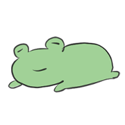 Relaxing Flog Sticker