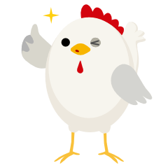 Chicken Niwakun everyday sticker