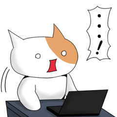 Emoticon cat Mr. Chavivi-kun