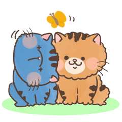 Kittens name Ao and Kiijitora
