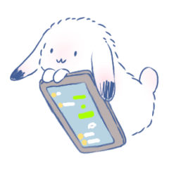 Cute fluffy little rabbit