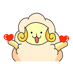 Hi-kun the Sheep Sticker
