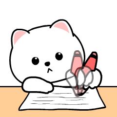 white cat 2 : Animated