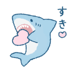 shark sticker "yurusame"