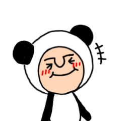 Classic LINE stamp panda's mood ver