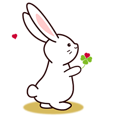 A cute little rabbit usually