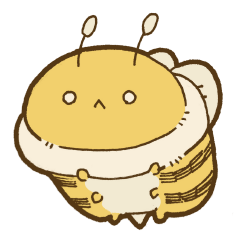 Yu-hachi's Bee Sticker 1