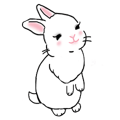 Kuchan rabbit handsome soft stamp