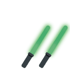 Live Cyalume - green x green