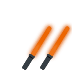 Live Cyalume - orange x orange
