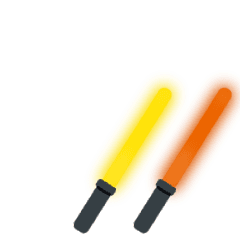Live Cyalume - yellow x orange
