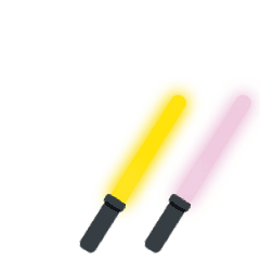 Live Cyalume - yellow x sakurapink