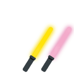 Live Cyalume - yellow x pink