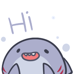 Chonky shark – LINE stickers | LINE STORE