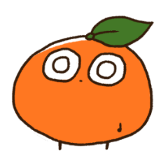 Tazima mandarin Sticker2