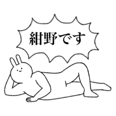 Konno's sticker(rabbit)