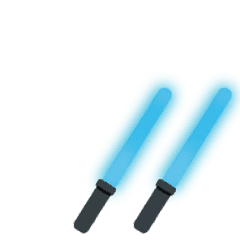 Live Cyalume - light blue x light blue
