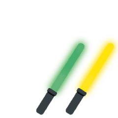 Live Cyalume - green x yellow