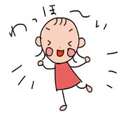 Simple girl sticker!!