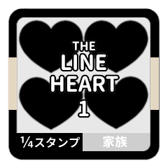 THE LINE HEART 1 [1-4][BLACK][F]