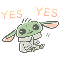 The Child The Mandalorian Line Stickers Line Store