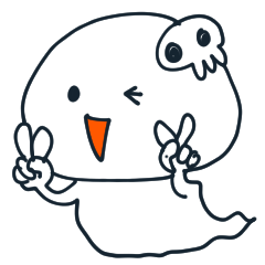 Halloween gaikotsu ghosts