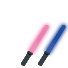 Live Cyalume - passion pink x blue