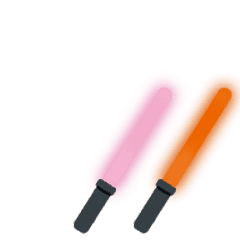Live Cyalume - pink x orange