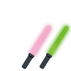 Live Cyalume - pink x light green