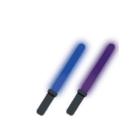 Live Cyalume - blue x purple