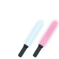 Live Cyalume - white x pink