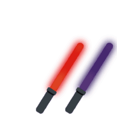 Live Cyalume - red x purple