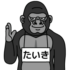 taiki is gorilla