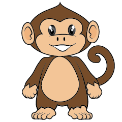 cute mongkey