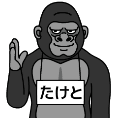 taketo is gorilla