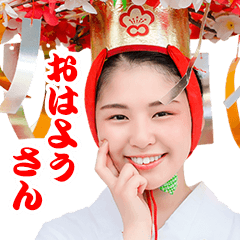 tenjintenman hanamusume girl sticker