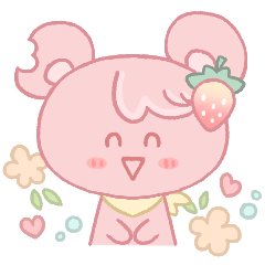 粉紅草莓熊