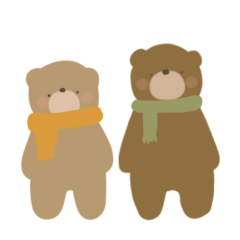 A cute bear for daily convos 6 (Autumn)