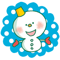 A snowman Sticker