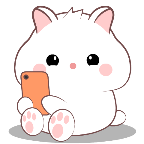 White hamster : Pop-up stickers