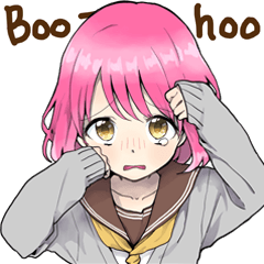 Lovely Girl Sticker EN