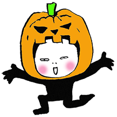 全身タイツのぬめ子さん Halloween vol.3