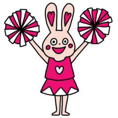 cheer dance bunny!