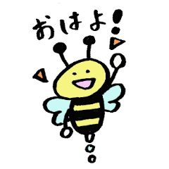 sticker of bee